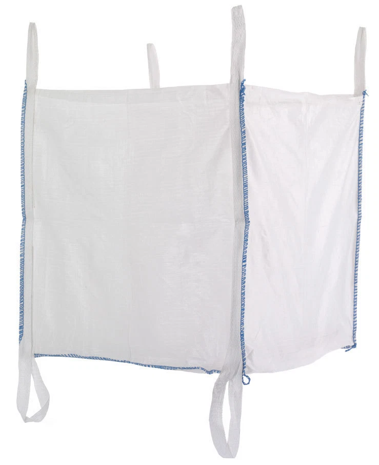 Big Bag oben offen 90 x 90 x 90 cm - Tragfähigkeit 1.000 kg mit 4 + 2 Schlaufen