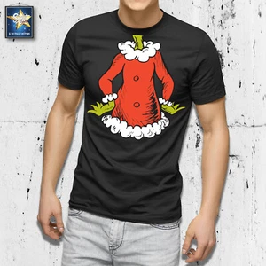 T-shirt maglietta GRINCH NATALE IDEA REGALO DIVERTENTE FUN   - Picture 1 of 5