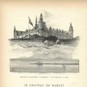 Le château de Hamlet - - Article Coupure de presse 1903 - Bild 1 von 4