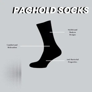 MEN'S COMFORTABLE DRESS SOCKS 6 PAIRS, CLASSIC MEN'S SOCKS - LIGHTWEIGHT COMFORT - Picture 1 of 6