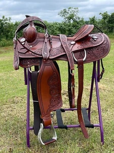 Silla de montar de caballo de placer/sendero de Argentina occidental con juego de tachuelas envío gratuito - Imagen 1 de 7