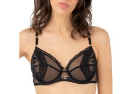Lise Charmel Nouvel Eros Full Cup Noir Black Size 32E 1978