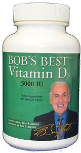 Bob's Best Vitamin D3 12-90CT Bottles