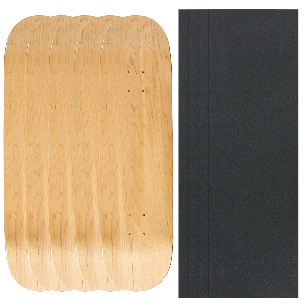 BESSERE ROHLINGE: 5 -8,25 In SCHWARZ DIP Skateboard DECKS