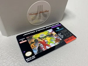 Battletoads/Double Dragon (SNES) Super Nintendo Ersatzspiel Etikett - Bild 1 von 1