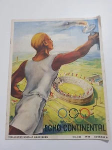 ECHO CONTINENTAL MAGAZIN NR. 233 1936 OLYMPISCHE SPIELE - Bild 1 von 6