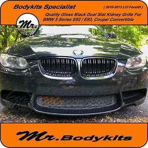 BMW 3 Series E92 E93 Coupe/Convertible 2010-2013 Front Bumper Kidney Grille LCI - Picture 1 of 10
