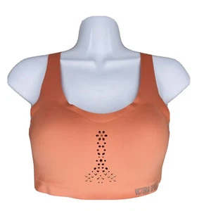 Sujetador deportivo Victoria's Secret Angel Max talla 32C naranja copa acolchada - Imagen 1 de 10