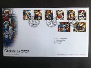 GB QEII 2020 Christmas Set on Typed Address First Day Cover Tallents House S/H/S - Picture 1 of 1