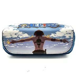 One Piece Clutch Wallet - PORTGAS D. ACE BACKSIDE New (Anime Pencil Travel Bag) - Picture 1 of 3