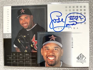 2000 SP Authentic Chirography Jose Lima Autograph Card Houston Astros - Picture 1 of 2
