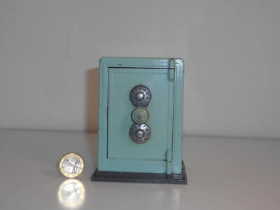 Cassaforte Mercury in metallo combinazione Made In Italy Apis Giocattolo Vintage - Immagine 1 di 4