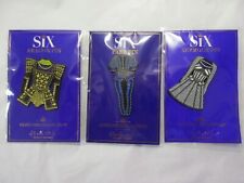 3 assorted pin badges gabriella slade (six the musical)   please see description