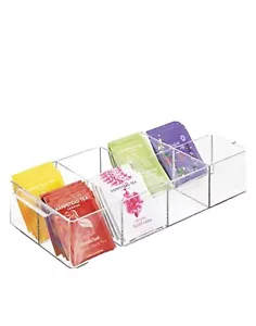 mDesign Tea Bag Organizer - Picture 1 of 4