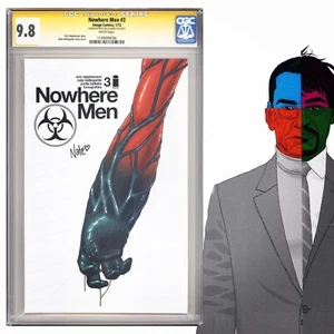 CGC 9.8 SS Signature Series Nowhere Men #3 signed by Nate Bellegarde Image - Picture 1 of 2