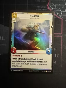 Shadows of the Galaxy Foil Tarfful # 250 Rare Star Wars Unlimited - Picture 1 of 1