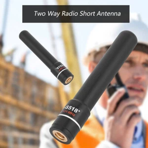 Dual Band Antenna SMA Male Connector Two Way Radio Antenna for KSUN Radio iCOM - Afbeelding 1 van 9