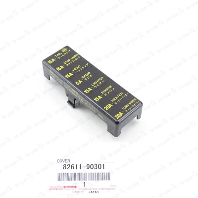NEW GENUINE TOYOTA 1979-84 LAND CRUISER FJ FJ40 FJ45 FJ55 BJ40 HJ FUSE BOX COVER - Image 1 of 4