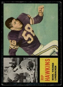1962 Topps #98 Rip Hawkins - Picture 1 of 2