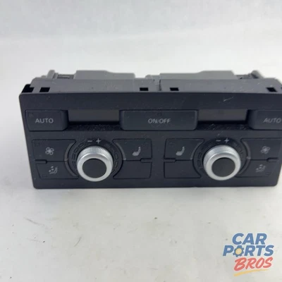 Audi Q7 rear climate AC heater control with heated seats 2013 OEM 4L0919158AE - Image 1 of 4