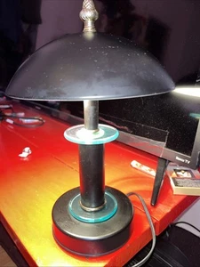 Vintage Touch Lamp Mushroom Dome Atomic Flying Saucer UFO 3-Way Black-Read! - Picture 1 of 3