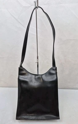 Jacques Vert Black 100% Leather  Shoulder Handbag Made In Italy O2 - Image 1 of 4