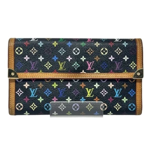 Portafoglio Louis Vuitton LV Nero Murakami Multicolore Monogramma Sarah International - Foto 1 di 17