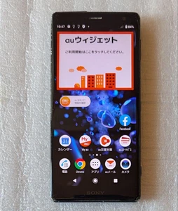 Sony Xperia XZ2 Compact SOV37 64GB SIM entsperrt schwarz gut gebraucht aus Japan - Bild 1 von 6