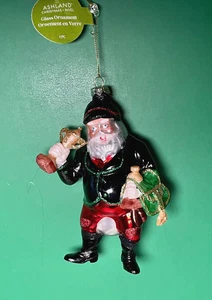 Place and Time Wichtel Ornament grau wollweiß Bart Strickmütze 5,5 Zoll neu - Bild 1 von 6