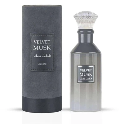 Lattafa Velvet Musk Eau de Parfum 3,4 oz (100 ml) Spray | Unissex - Imagem 1 de 3
