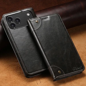 Für iPhone 17 Pro Max 16Plus 15 Leder Karten Halter Ständer Wallet Flip Cover Case - Bild 1 von 11