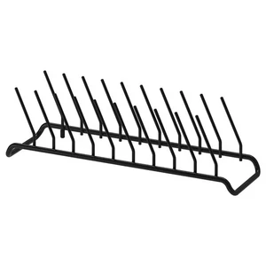 IKEA RINNIG Utensilio de Cocina Color Negro Soporte para Plato, Sostiene 9 Platos Nuevo - Imagen 1 de 5