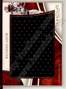 ricardo louis rookie rc draft jumbo jersey patch auburn war eagle college #/99 - Picture 1 of 1