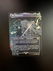 MTG Final Fantasy Inglese Il Masamune Borderless 0353 Foil - Foto 1 di 2