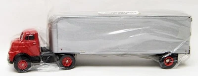 Feito à mão 1953 Dodge COE com Fruehauf 30 pés SS semi trailer 1/43 EUA perfeito estado 31 26 MB - Imagem 1 de 4