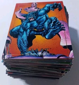 Vintage 1992 Marvel Masterpiece Almost Complete Set Missing 4 Trading Cards - Picture 1 of 6
