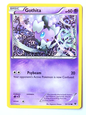 Gothita 32/124 (NM, Pokemon Card, Fates Collide, 2016, Psychic, Common) - Image 1 of 2