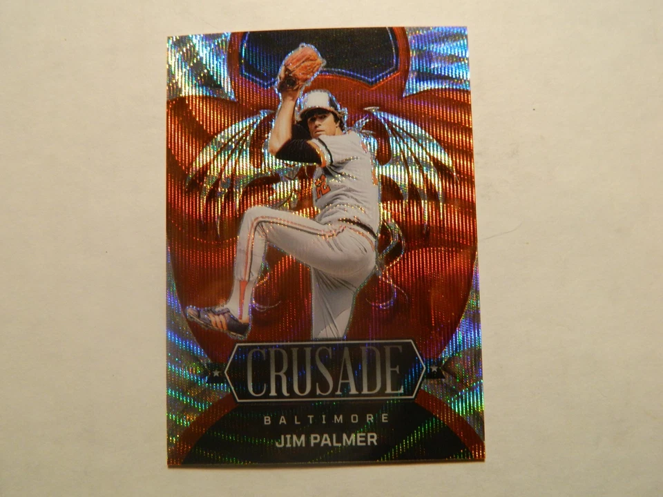 2023 Panini Chronicles- Crusade Red Wave Parallel Card of Jim Palmer - Orioles - Image 1 of 1