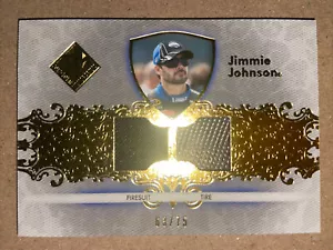 JIMMIE JOHNSON 2012 TOTAL MEMORABILIA-RACE USED Dual Fire suit Tire 63/75 TM-JJ - Picture 1 of 5