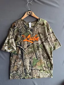 Realtree Camo Shirt mens XL Brown Code V Camouflage The Lube Gear Outdoor Hunt - Picture 1 of 7