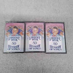 Lawrence Welk Plays A 50 Year Hit Parade of Songs 3 Cassette Set 1991 31 Songs - Picture 1 of 5