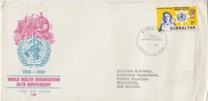 Gibraltar - 20th Anniversary of W.H.O. (Philart FDC) 1968 - Picture 1 of 1