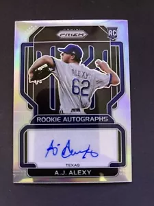 Autografo Panini Prizm Rookie 2022 SILVER PRIZM AUTO A.J. Alexy RC - Foto 1 di 2