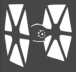 10"x10" Klar Kunststoff Schablone - Star Wars (SY186) ** *** - Bild 1 von 2