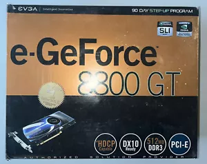 EVGA NVIDIA GeForce 8800 GT (512P3N801AR) 512 MB GDDR3 SDRAM PCI Express x16... - Imagen 1 de 10