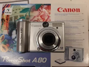 Canon PowerShot A80 Ai AF Fotocamera Digitale 4Mp + Omaggio - Foto 1 di 9