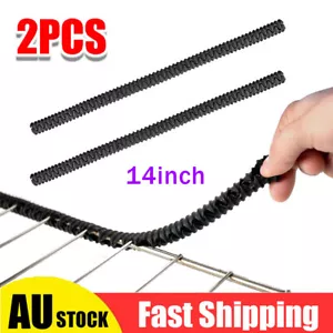 2Pcs 36cm Oven Shelf Protector Silicone Oven Rack Guard Heat Resistant Easy Fit - Picture 1 of 10