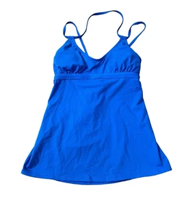 Athleta Badeanzug Bikini Oberteil Tankini Kobaltblau Träger Damen Medium Racerback - Bild 1 von 5