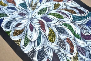 SELINA NUMINA - Authentic Aboriginal Painting - COA & Two Photos of the Artist. - Picture 1 of 7