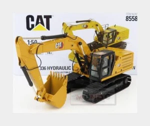 1:50 DM MODELS Caterpillar Cat336 Tractor Hydraulic Excavator Scraper DM85586 Mo - Picture 1 of 2